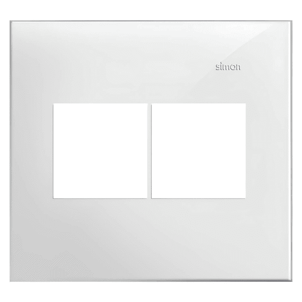 Placa 4x4 2+2 Postos Branca - Linha Simon 35/30
