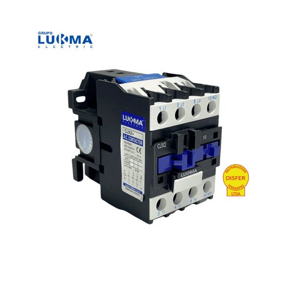 Contator NC1 Tripolar + 1NA CJX2-2510 25A 24Vac  - Lukma