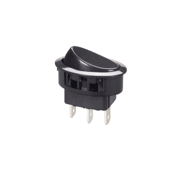 Chave Interruptor de Tecla Liga/Desliga/Liga Moldura M16 6A 120V Unipolar 16103 - Preto - MarGirius
