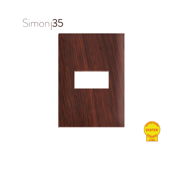 Placa 4x2 1 Posto Tabaco - Linha Simon 35/30