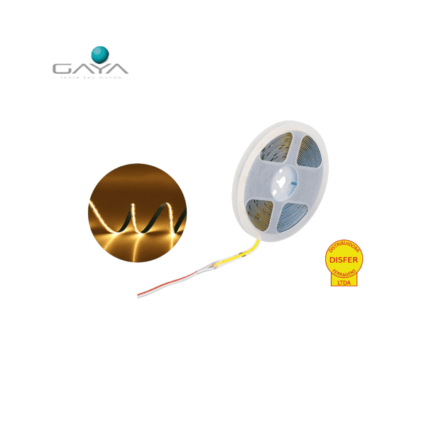 Fita LED COB 5m 18w/m 3000K 1800lm/m 12Vdc - Gaya