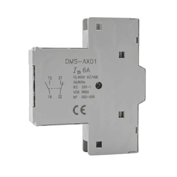 Contato Auxiliar Lateral para Disjuntor Motor DMS-080 1NA+1NF – Soprano