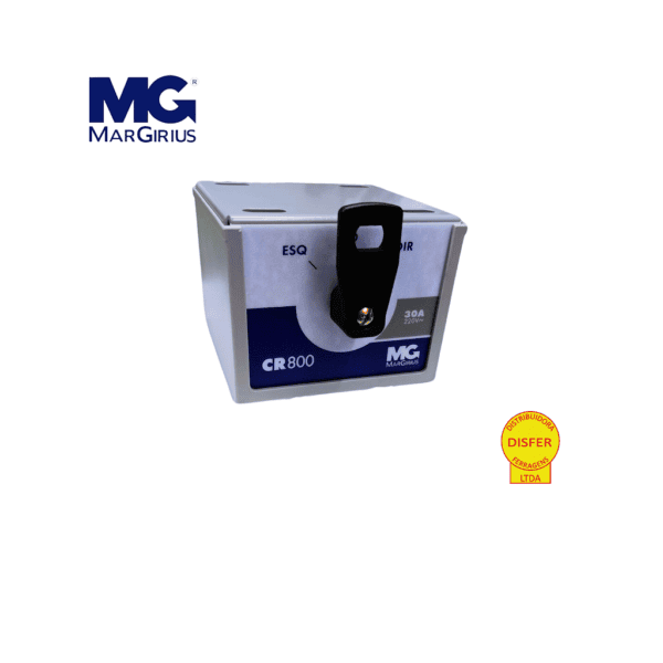 Chave Reversora Trifásica p/ Motor de Elevador de Automóveis c/ Acionamento Momentâneo 30A CR800 - Margirius