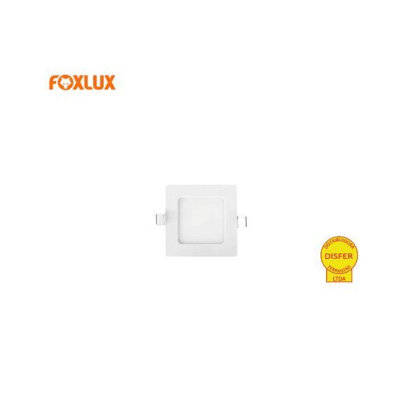 Painel LED de Embutir Quadrado 12W 6500K 840lm - Foxlux LED90.47