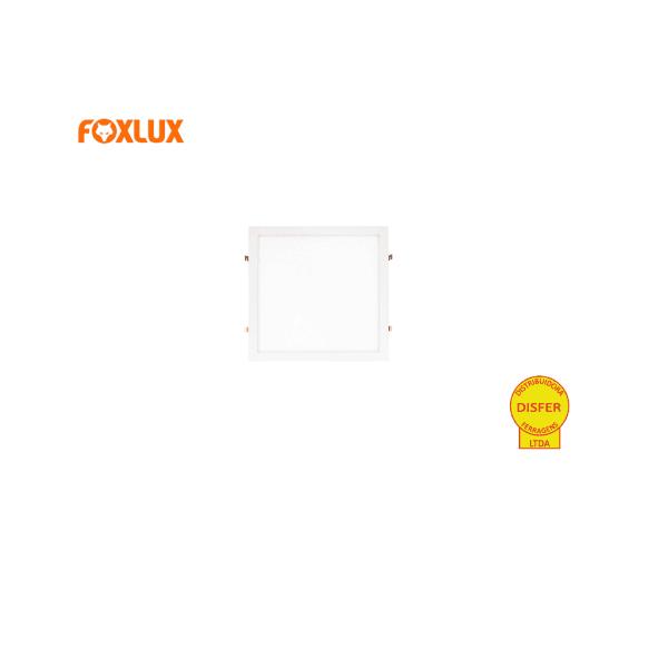 Painel LED de Embutir Quadrado 18W 3000K 1400lm - Foxlux LED90.51