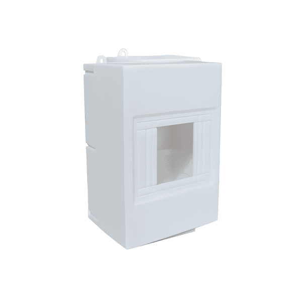 Centrinho de PVC para 4 Disjuntores DIN Externo 3/4 - Biki