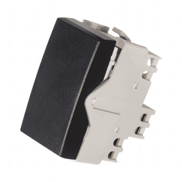 Módulo Interruptor Simples Ebony – Linha Clean – MarGirius