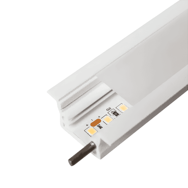 Perfil de Embutir Garbo 34x17 - 2 Metros - Branco – Usina Design