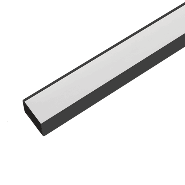 Perfil de Sobrepor Garbo 23x17 - 3 Metros - Preto – Usina Design