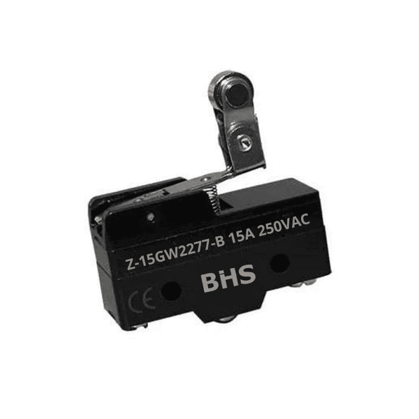 Microrruptor Alavanca Curta com Roldana Unidirecional 15A 250V Z-15GW2277-B – BHS