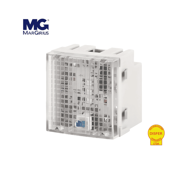 Luz de Emergência Standard Bivolt 6500K 10lm Branco - Linhas Sleek ou Clean - Margirius