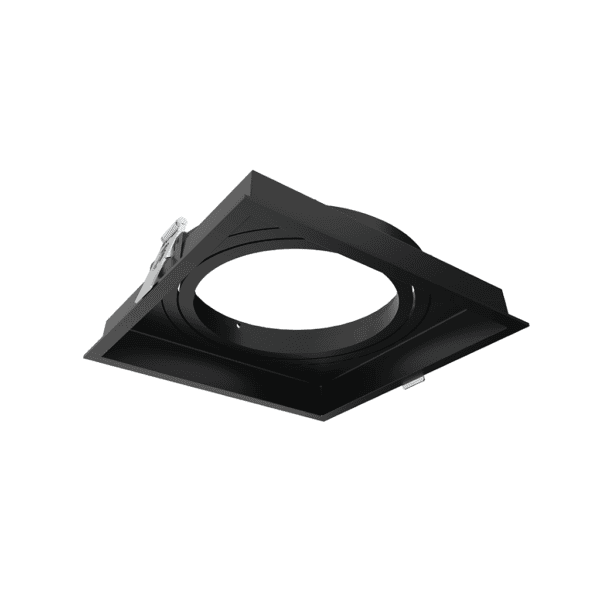 Spot Embutir Recuado Microborda Genesis AR111 Alumínio Preto - Opus