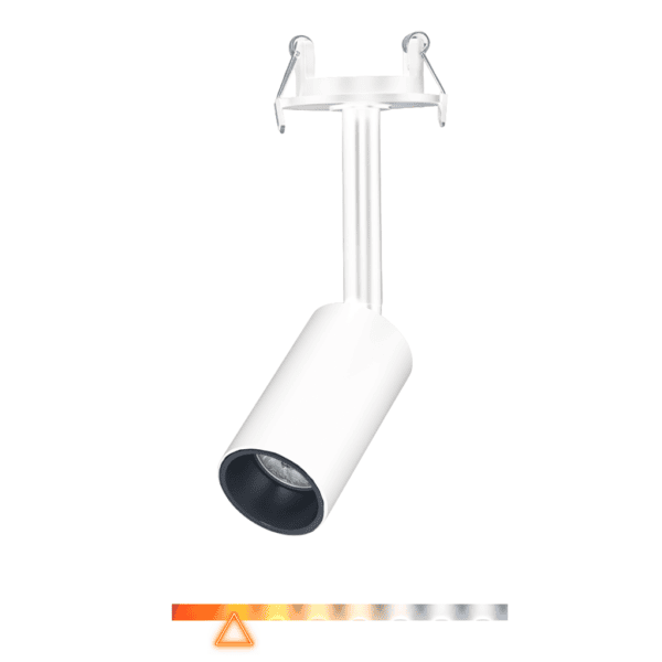 Spot LED de Embutir Miniarq 3W 3000K 38° Direcionável 240lm Bivolt - Embu LED