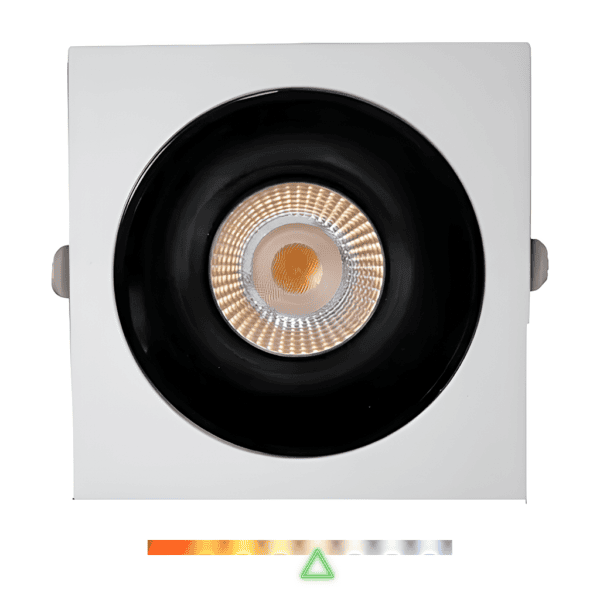 Spot LED de Embutir Mira Quadrado 18W 1800lm 4000K - Gaya