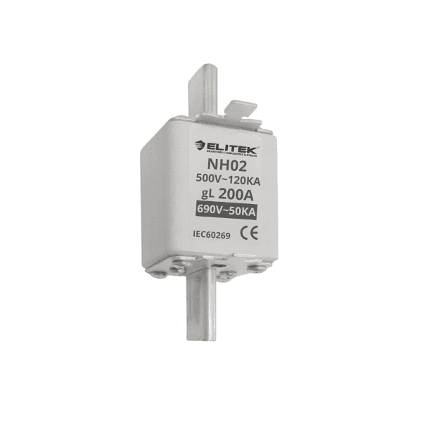 Fusível Retardado NH2 200A 500V 120kA - Elitek