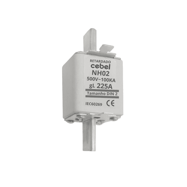 Fusível Retardado NH2 225A 500V 100kA - Cebel