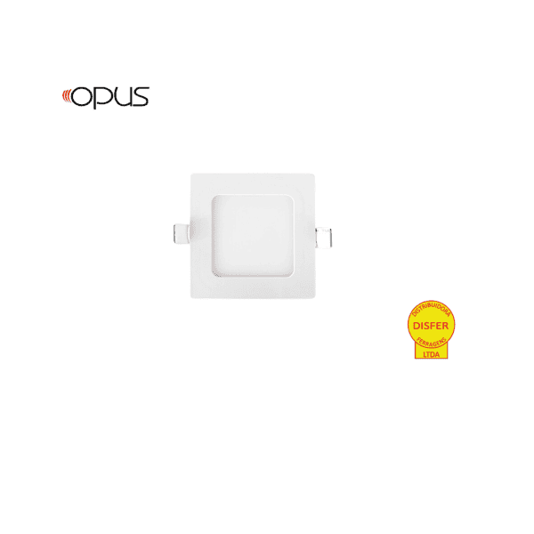 Painel LED de Embutir Quadrado 12W 3000K 960lm - Opus OPS 32498