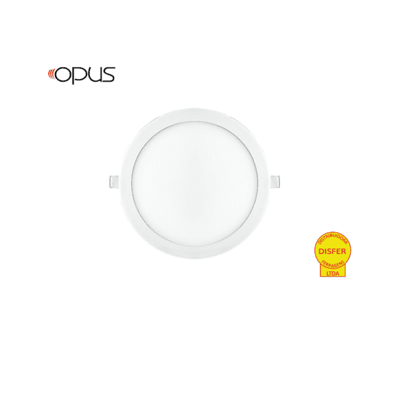 Painel LED de Embutir Redondo 24W 4000K 1920lm - Opus OPS 33853