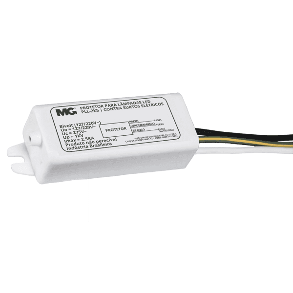 Protetor Contra Surtos Elétricos para Lâmpadas LED 2,5KA - Margirius