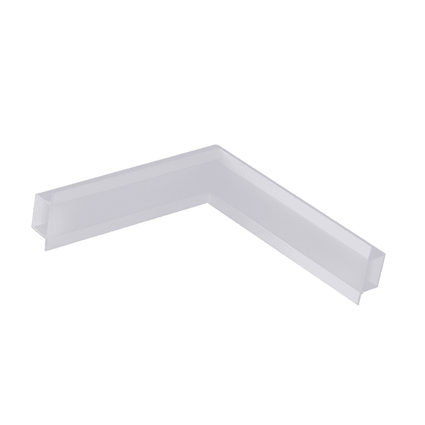 Junção de Parede/Teto para Perfil de Embutir Wood - Branco – Usina Design