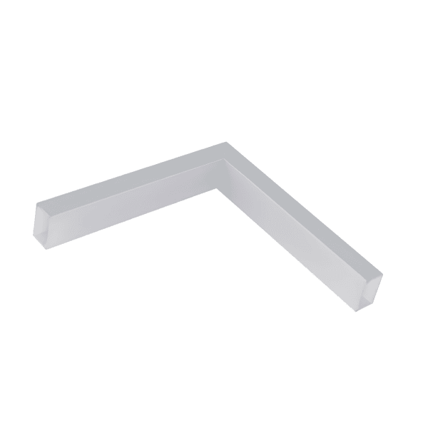 Junção de Teto/Parede para Perfil de Sobrepor Wood - Branco – Usina Design