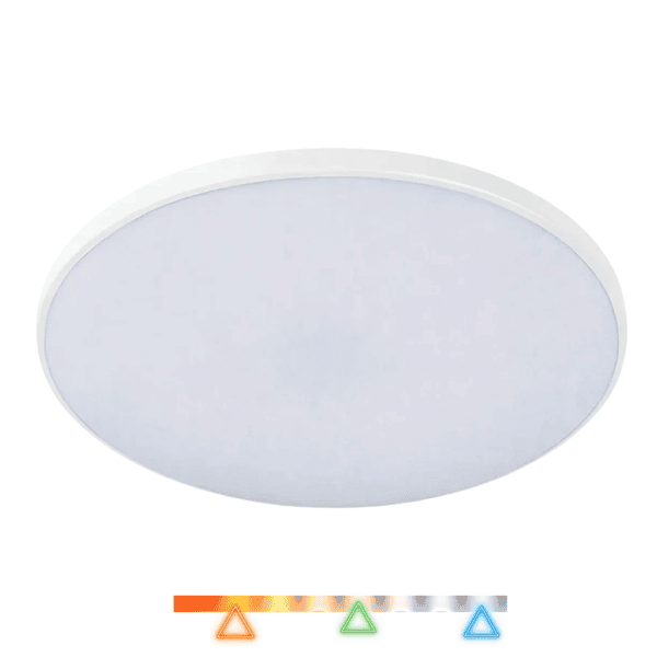 Plafon LED Verona Branco 31W 2015LM Ø37cm Multitemperatura Bivolt – Hevvy