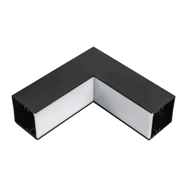 Junção de Teto/Parede para Perfil de Sobrepor Polo - Preto – Usina Design