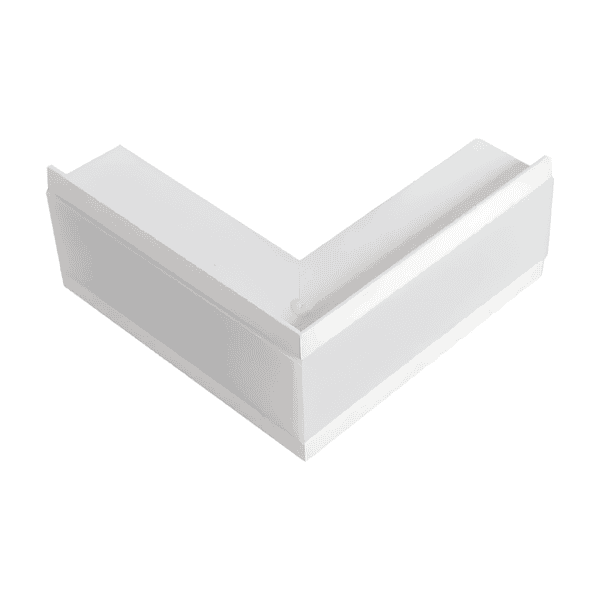 Junção de Quina para Perfil de Embutir Polo - Branco – Usina Design