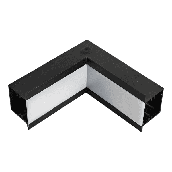 Junção de Parede/Teto para Perfil de Embutir Polo - Preto – Usina Design