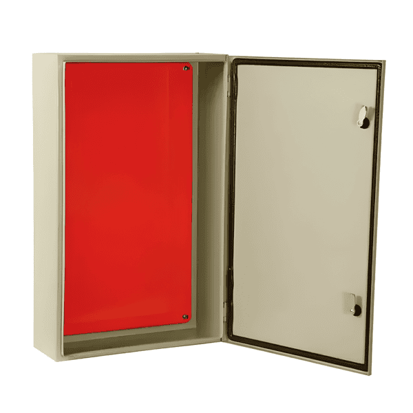 Quadro de Comando 80x60x20cm - Chapa Aço 1020 - Aço Quadros