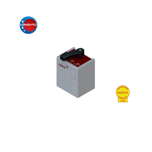 Chave Elétrica Lombard Trifásica Reversora Modelo 10 220/380V 5/7,5HP 30A