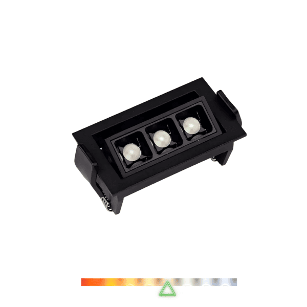 Spot de Embutir Point Direcionável 6W 390lm 4000K IRC>90 Bivolt Preto – Spotline