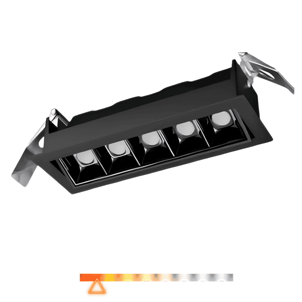 Spot de Embutir Point Direcionável 10W 650lm 2700K IRC>90 Bivolt Preto – Spotline