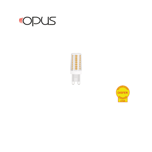 Lâmpada G9 Halopin LED 3,5W 3000K 350lm 127V - Opus