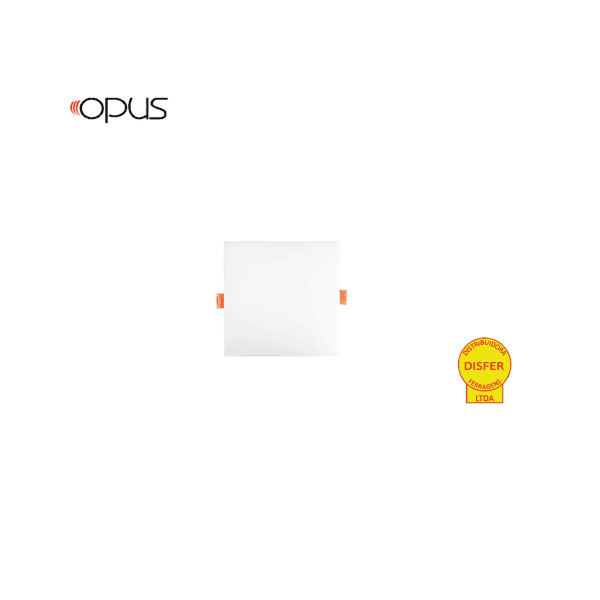 Painel LED 2 em 1 Sobrepor e Embutir Quadrado 15W 3000K 1450lm - Opus OPS 31897