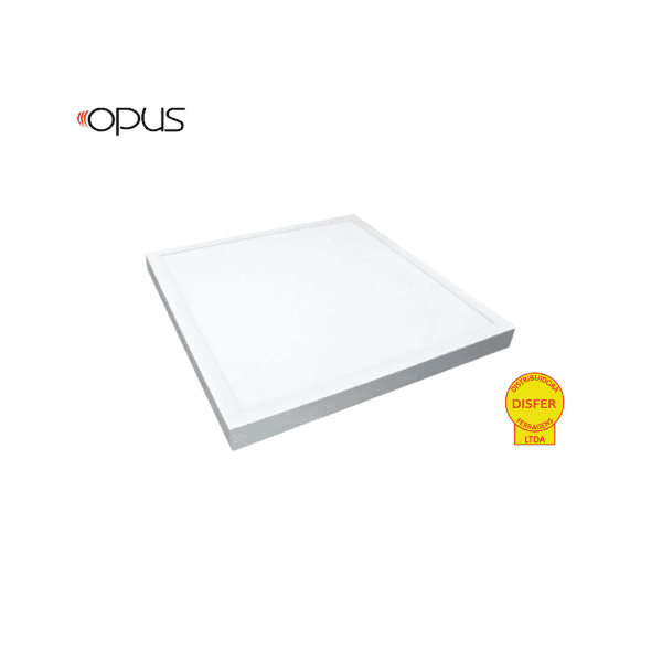 Painel LED de Sobrepor Quadrado 30W 3000K 2700lm - Opus OPS 32597
