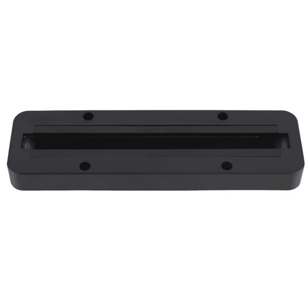 Canopla Mini Trilho Eletrificado Retangular 210x60mm - Preto – Embu LED