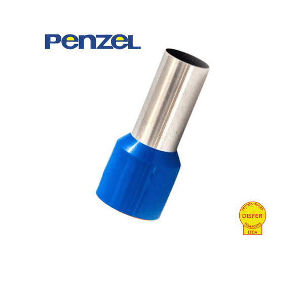 Terminal Pré-Isolado Ilhós Azul 50mm² Condutor 20mm Unidade - Penzel