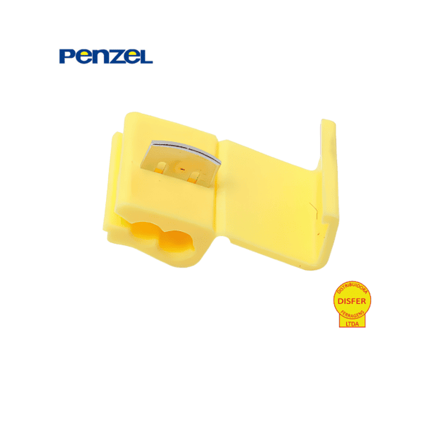 Terminal Conector de Derivação Emenda de Fios 4-6mm² Amarelo Unidade - Penzel