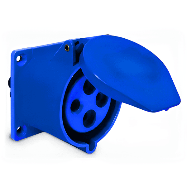Tomada Industrial de Embutir 3P+T 16A 220-240V Azul – Strahl