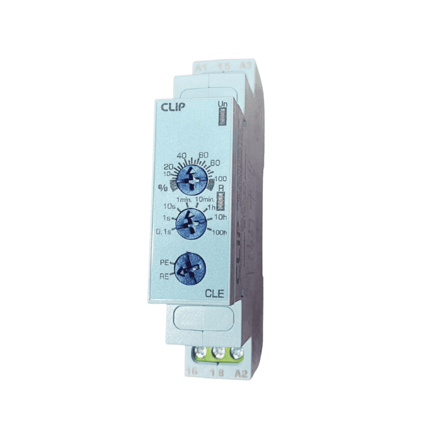 Relé Temporizador Eletrônico CLE Função RE 94 a 242Vca + 12 a 24Vca/Vcc - Clip