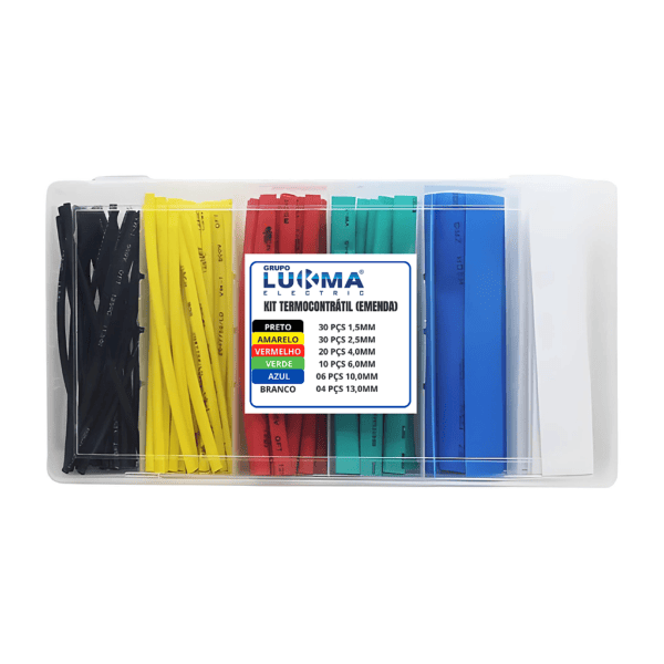 Kit Termocontrátil (Emenda) Color – Lukma