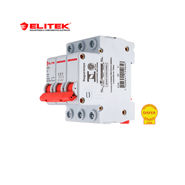 Disjuntor Tripolar DIN 4A - Elitek