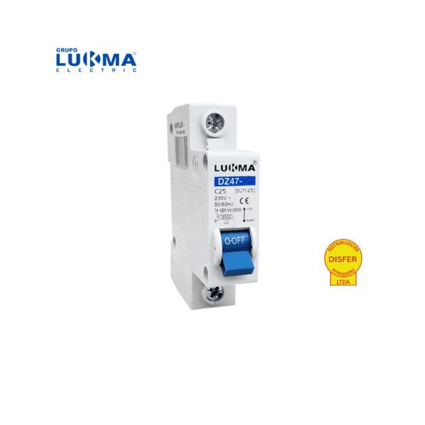 Disjuntor Unipolar DIN 16A - Lukma