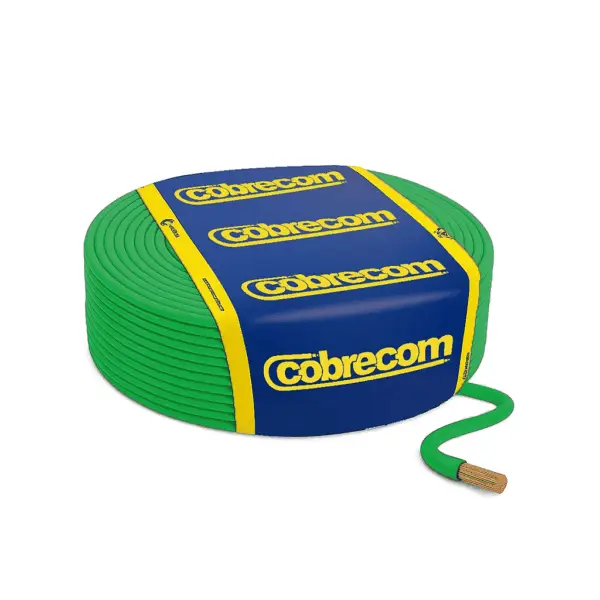 Cabo Flexível 6,00mm Verde - Cobrecom
