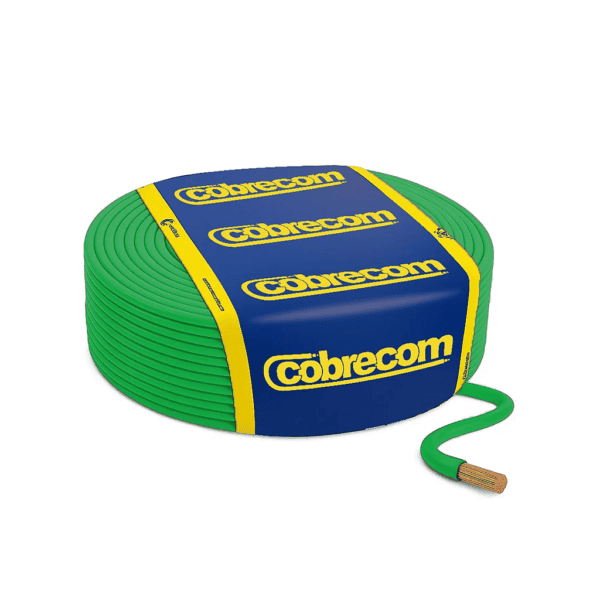 Cabo Flexível 10,00mm Verde - Cobrecom