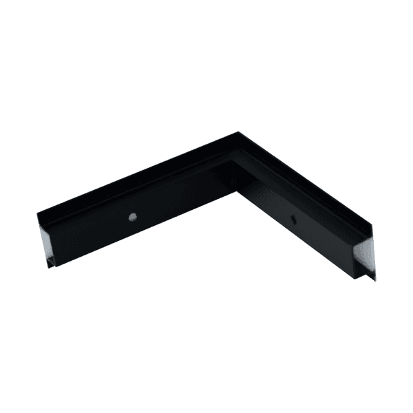 Junção de Quina para Perfil de Embutir Wood - Preto – Usina Design
