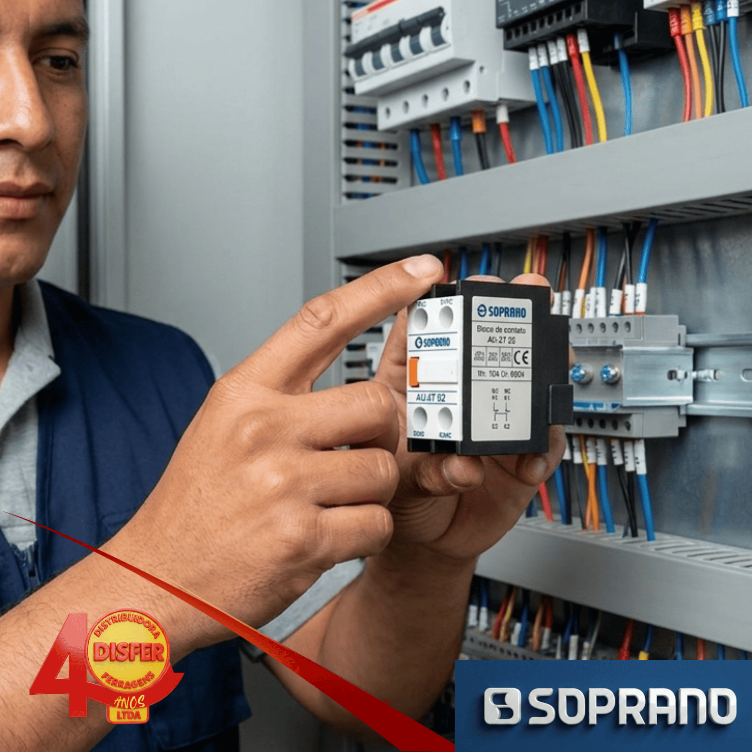 Bloco de contato Soprano AU2T02--