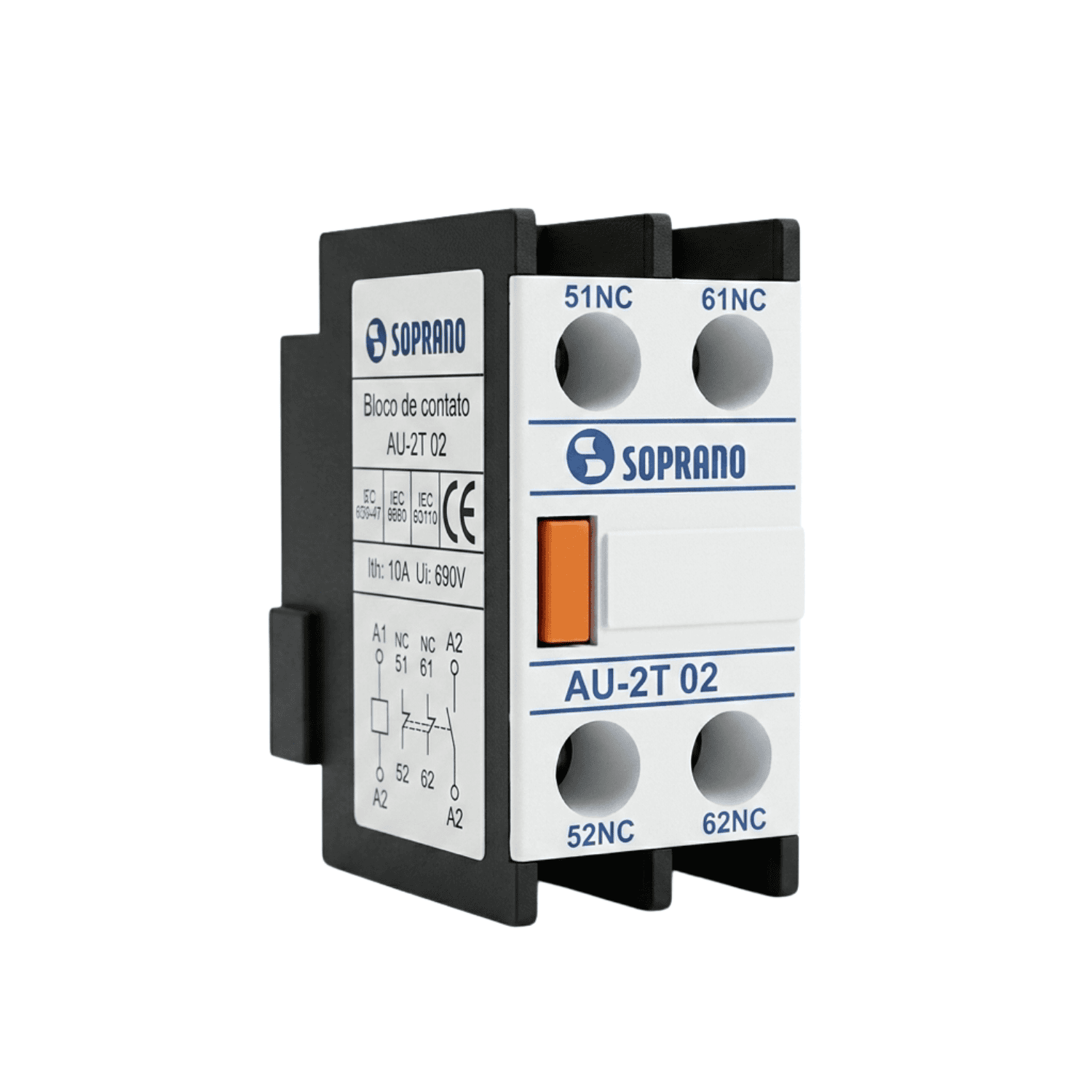 Bloco de contato Soprano AU2T02