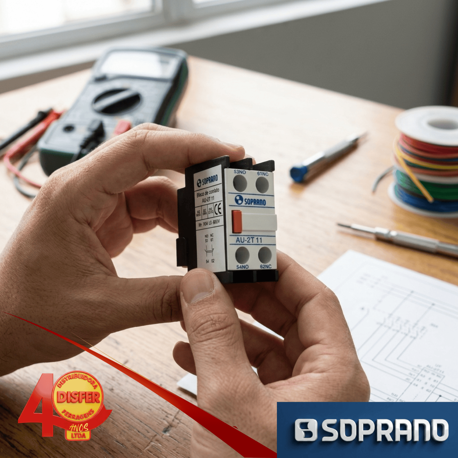 Bloco de contato Soprano AU2T11--